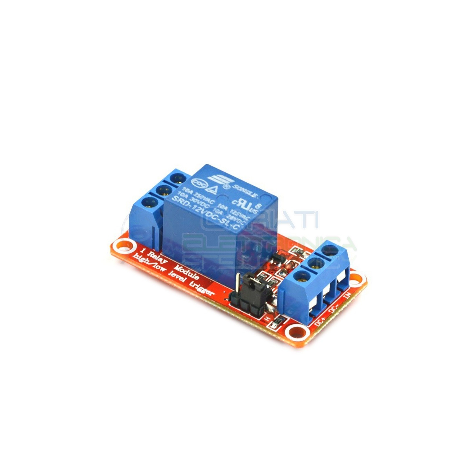 Relay Board 12V SRD-12VDC-SL-C SPDT 250Vac 10A Songle PcbSongle