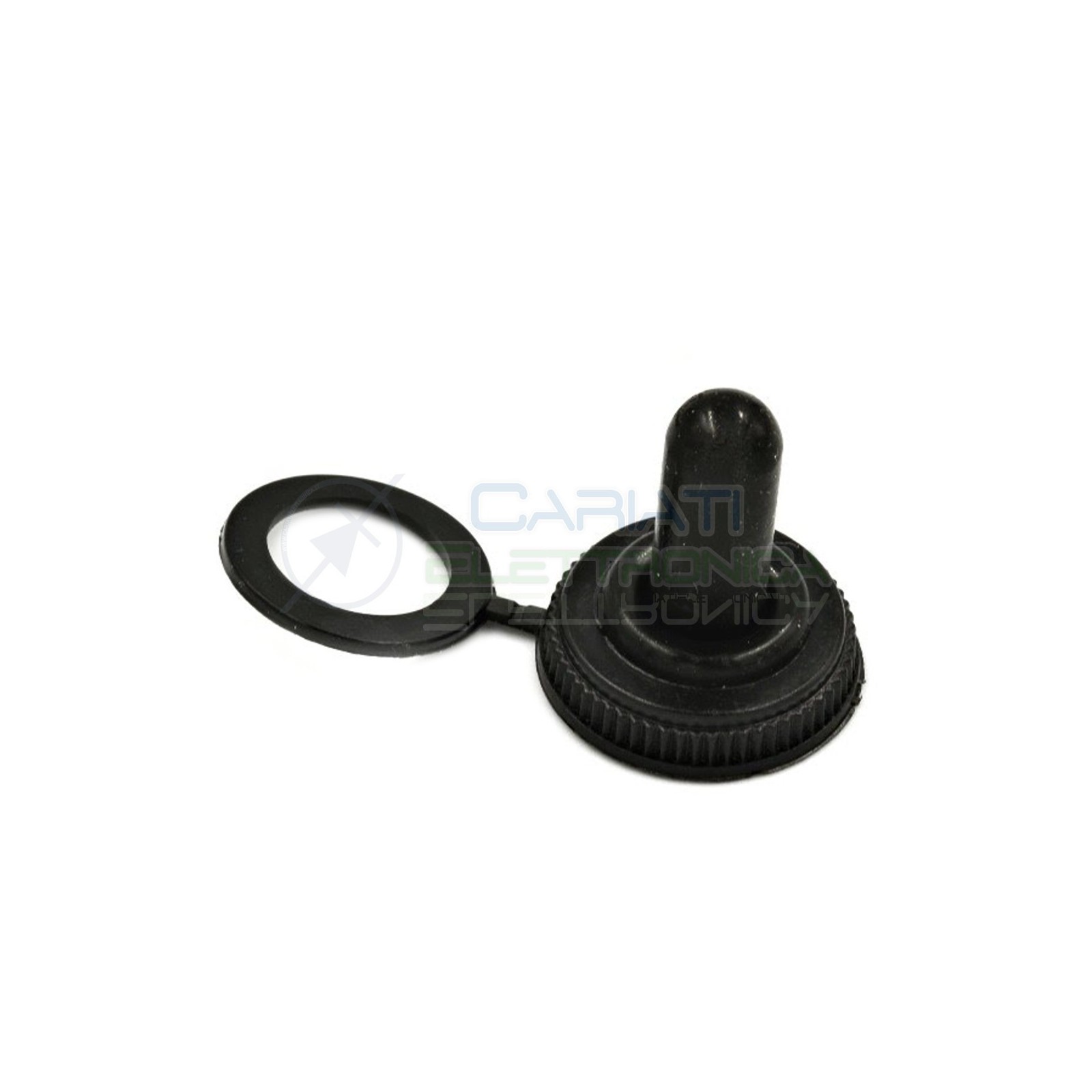 2 pezzi Cappuccio nero Cover per interruttore deviatore a leva M12x0.75