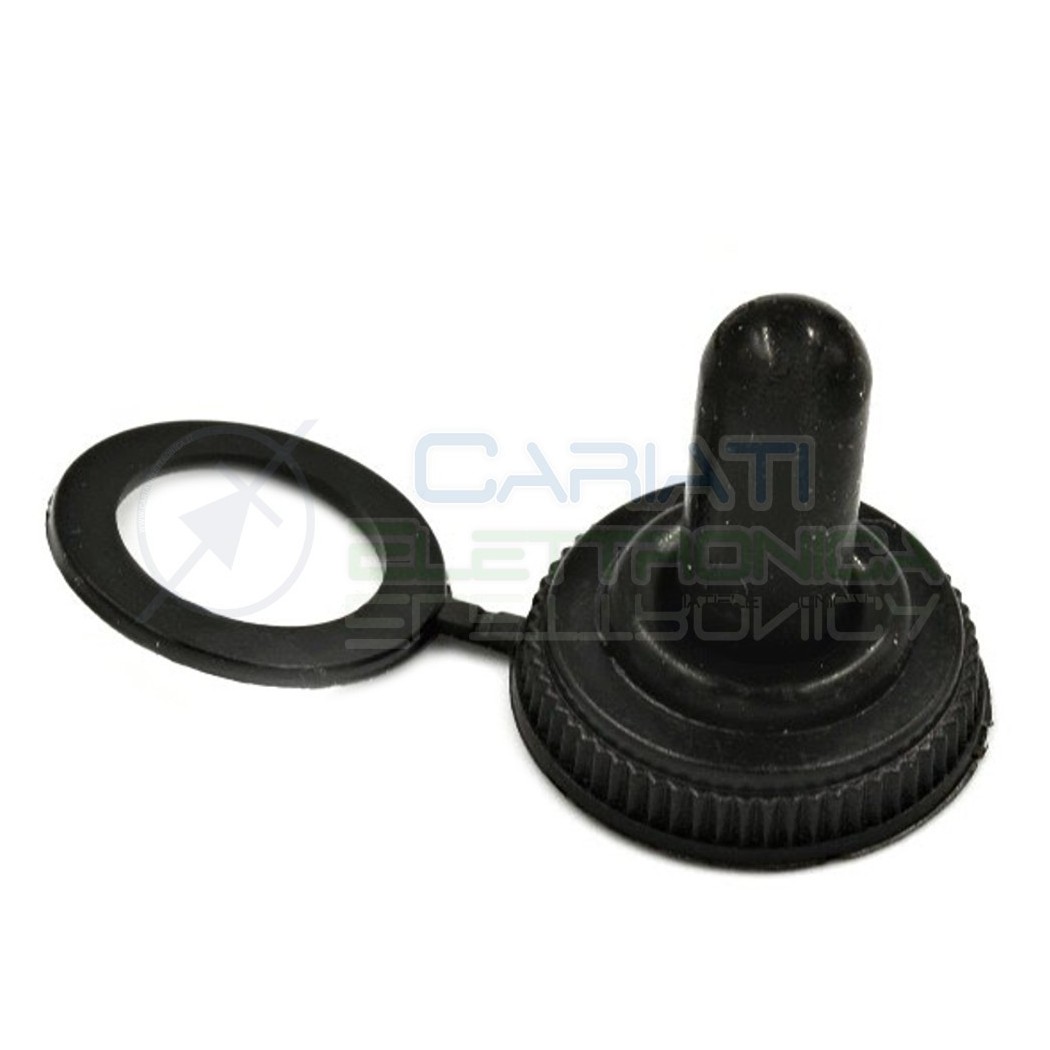 2 pcs Cap Cover black for toggle switch M12 x 0.75