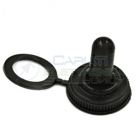 2 pcs Cap Cover black for toggle switch M12 x 0.75