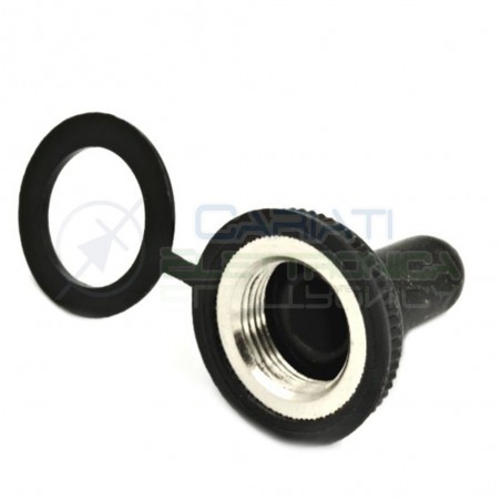 2 pcs Cap Cover black for toggle switch M12 x 0.75