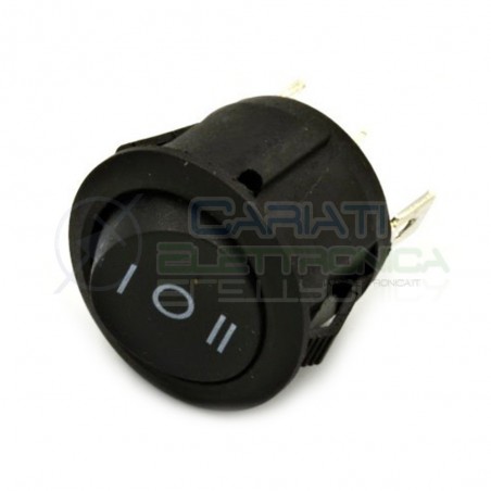 Interruttore deviatore Rocket ON OFF ON 3 PIN 250V 6A 20mm SPDT