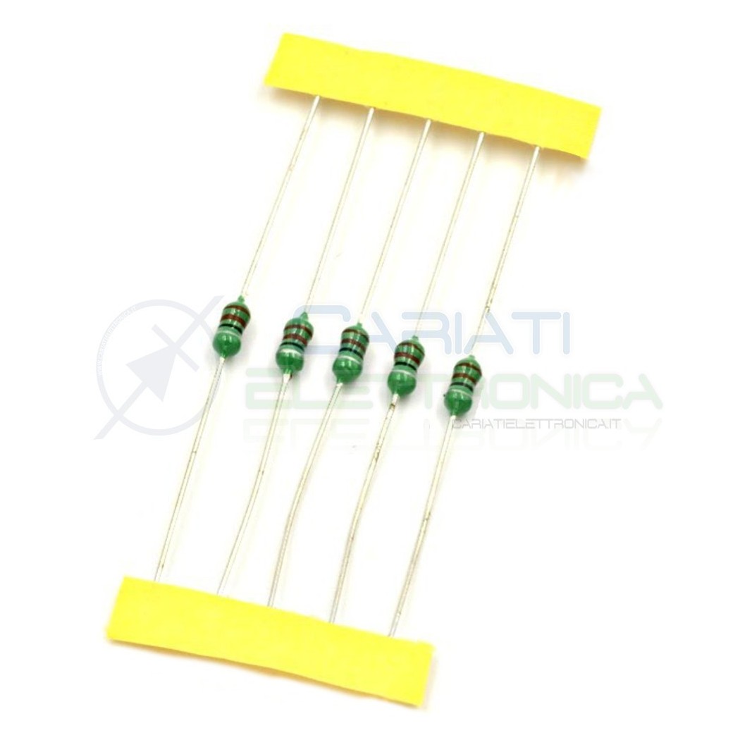 5 PEZZI Induttanza Assiale 10 uH 10uH 1/4W Induttore Induttanze