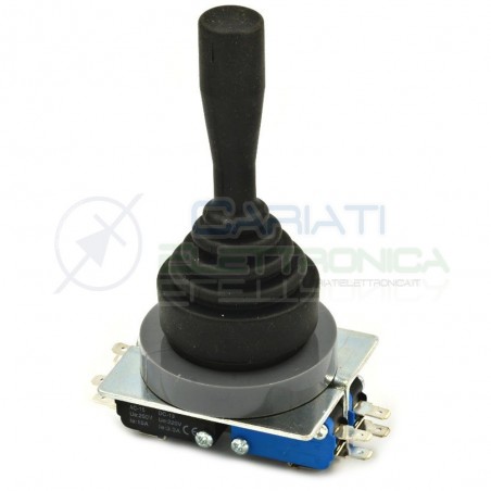 Joystick manopola da pannello industriale 4PDT 220V 6A 4 POSIZIONI