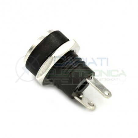2 PEZZI CONNETTORE ALIMENTAZIONE DC JACK SPINA FEMMINA 5.5 x 2.1 mmGenerico