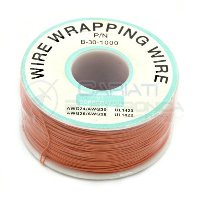 Cavo filo wire wrapping AWG30 305 metri console modding wrap colore Arancione