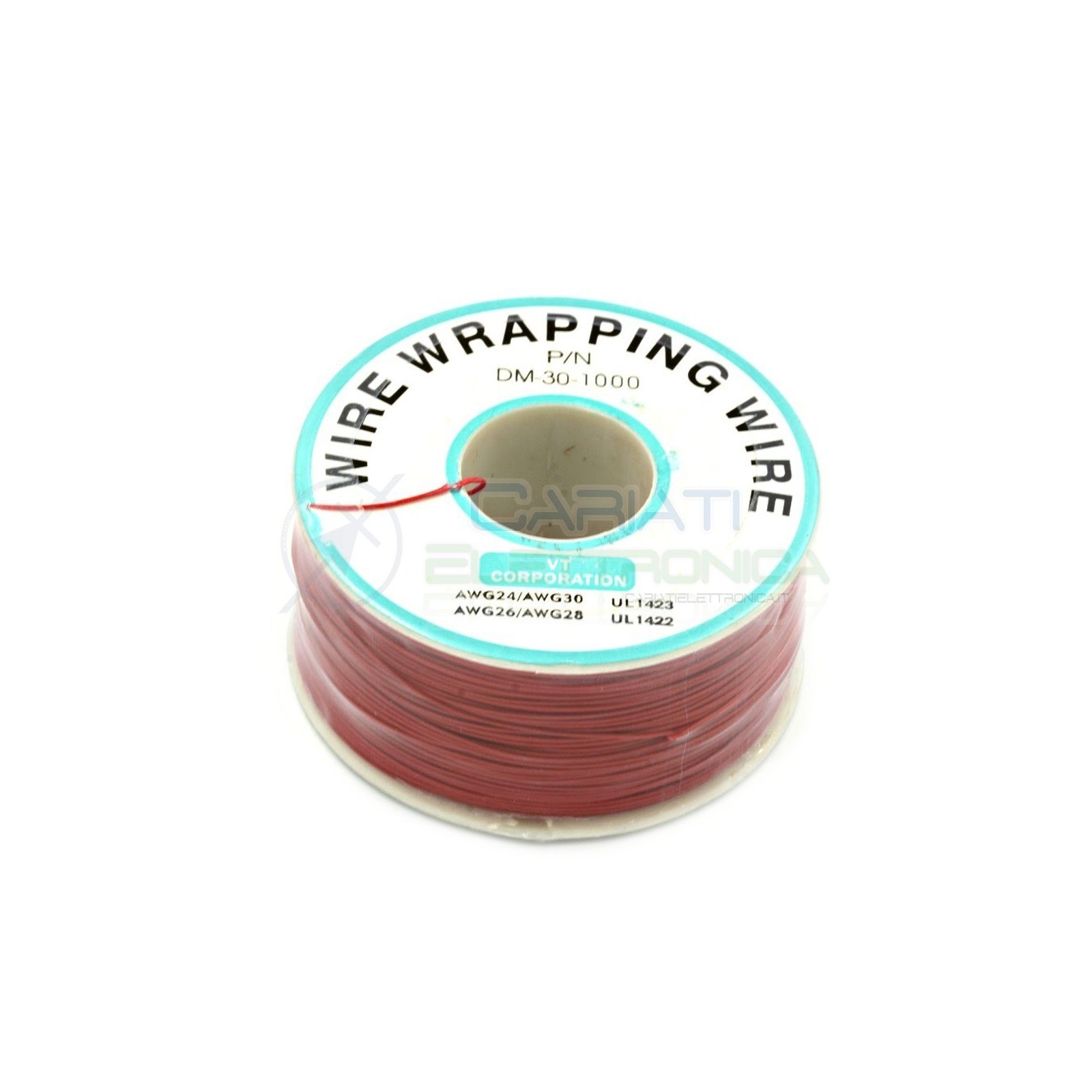 Cavo filo wire wrapping AWG30 305 metri console modding wrap colore ROSSOGenerico