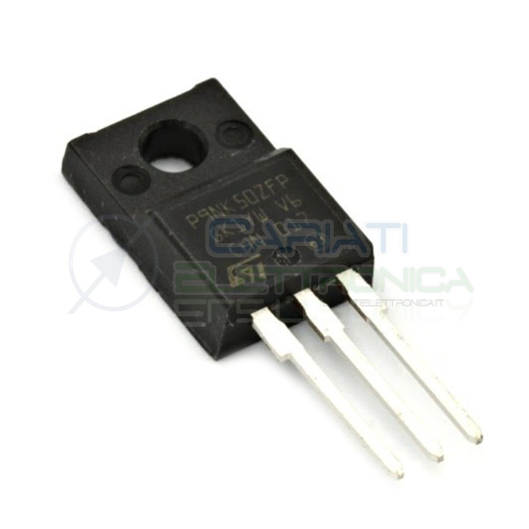 STP9NK50ZFP P9NK50ZFP Transistor Npn 500V 7,2A Mosfet TO220F ST MICROELECTRONICS