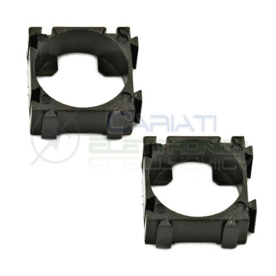 2 PEZZI SUPPORTO DISTANZIATORE STAFFA PER PACCO BATTERIA CILINDRICA 18650Generico