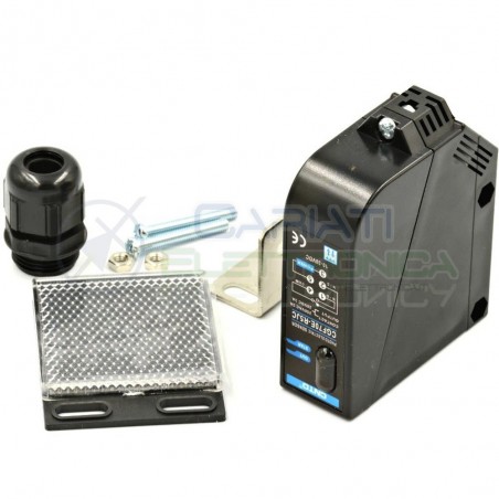 Interruttore FOTOCELLULA 12V 24V DISTANZA 5m sensore infrarossi fotoelettrico