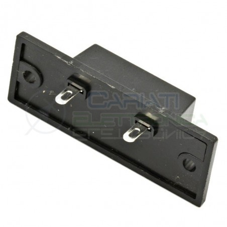 Morsettiera a Molla per Casse Audio Altoparlante Speaker 2 poli 55mm