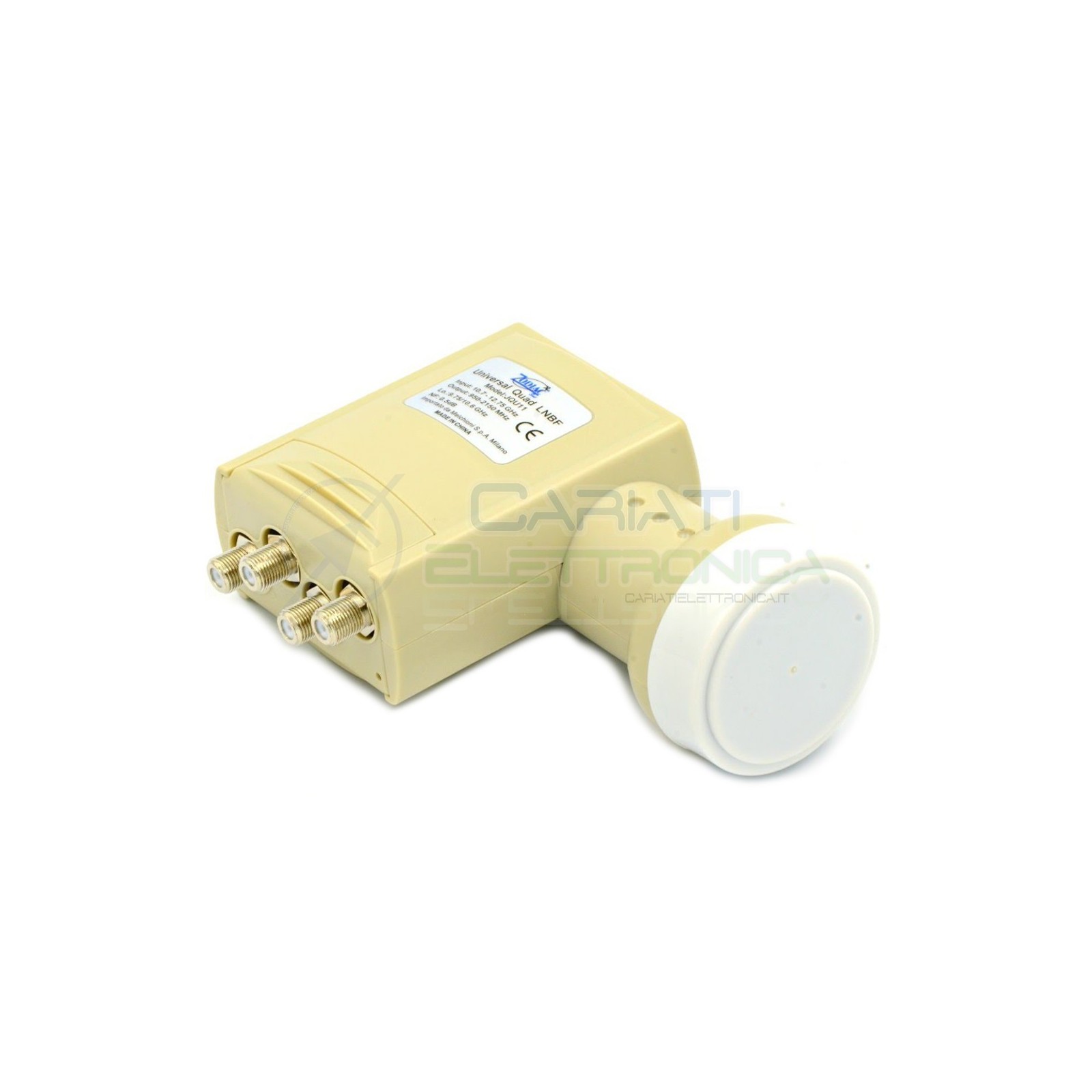 CONVERTITORE LNB QUAD 4 USCITE INDIPENDENTI ZODIAC MKC JQU11 MELCHIONI Zodiac