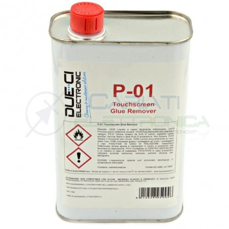 DUE-CI P-01 RIMUOVI COLLA GEL OCA DA LCD E TOUCHSCREEN DA 1L 1 LITRO Due-Ci