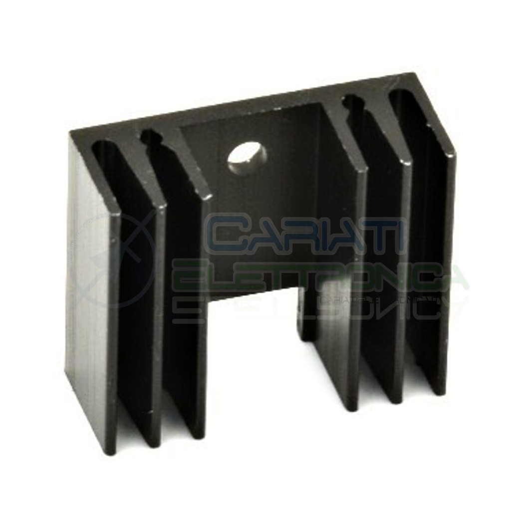 Dissipatore Aletta Raffreddamento Alluminio TO220 29x24,5x11,5 mm