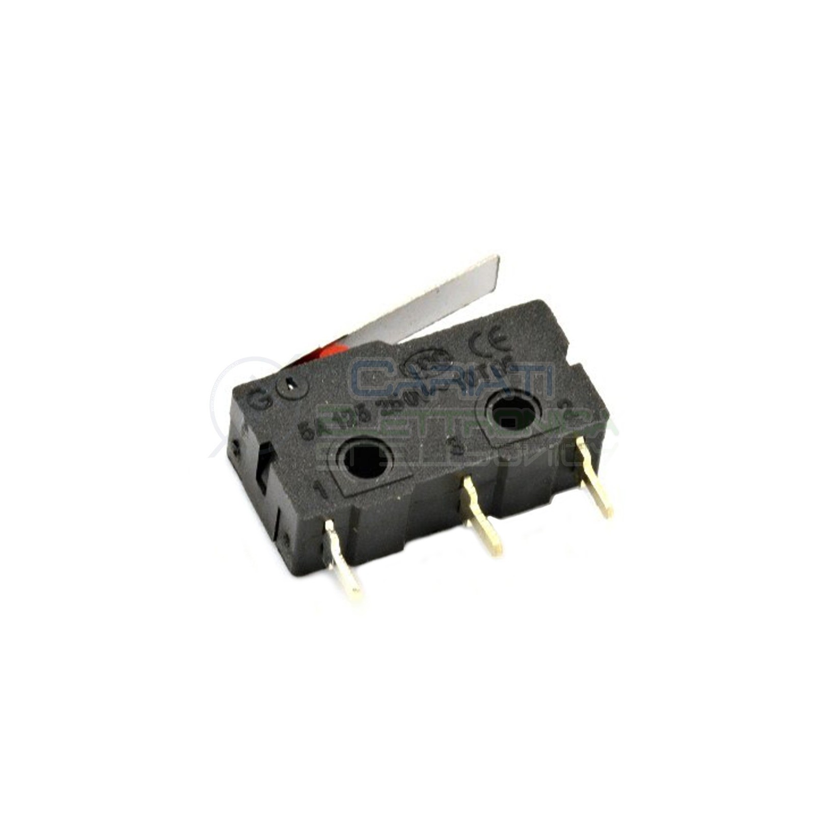 2 Pezzi Microswitch a leva levetta Finecorsa Pulsante interruttore a scatto