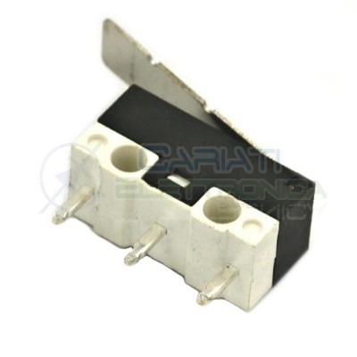 2 PEZZI MicroSwitch a leva Pulsante Fine Corsa Micro Switch PCB