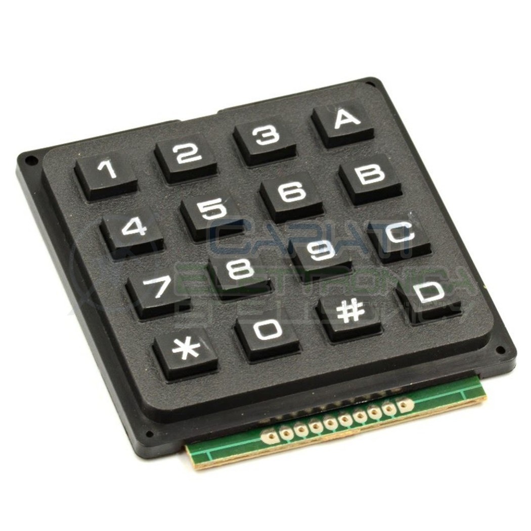 Tastiera Numerica 4x4 16 Tasti Pulsanti Keypad TastierinoGenerico