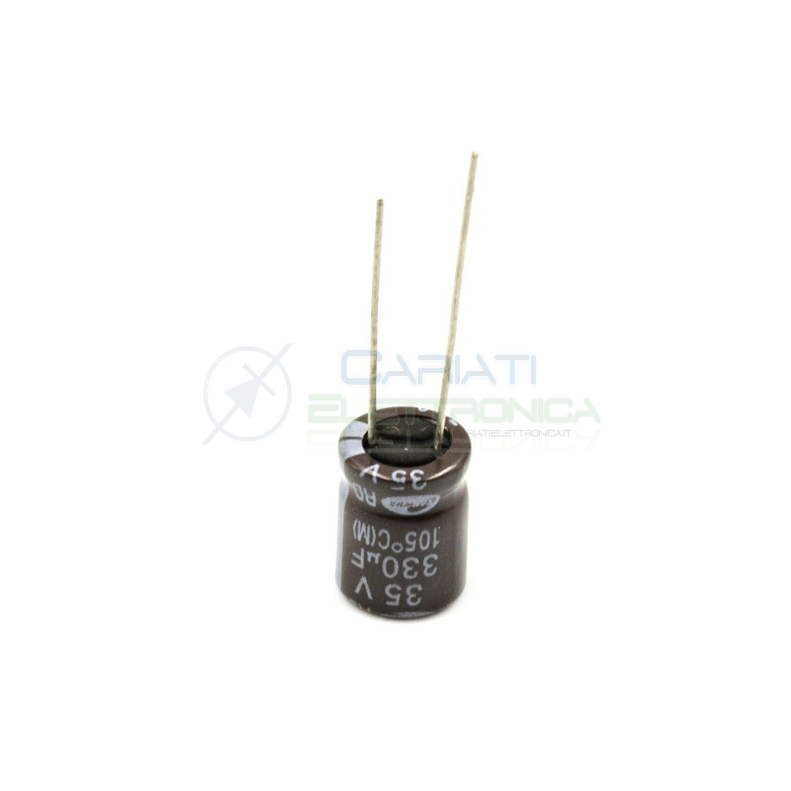 5 PEZZI Condensatore elettrolitico SAMWHA 330uF 330 uF 35V 105°C 10x13.5mm PASSO 5mm