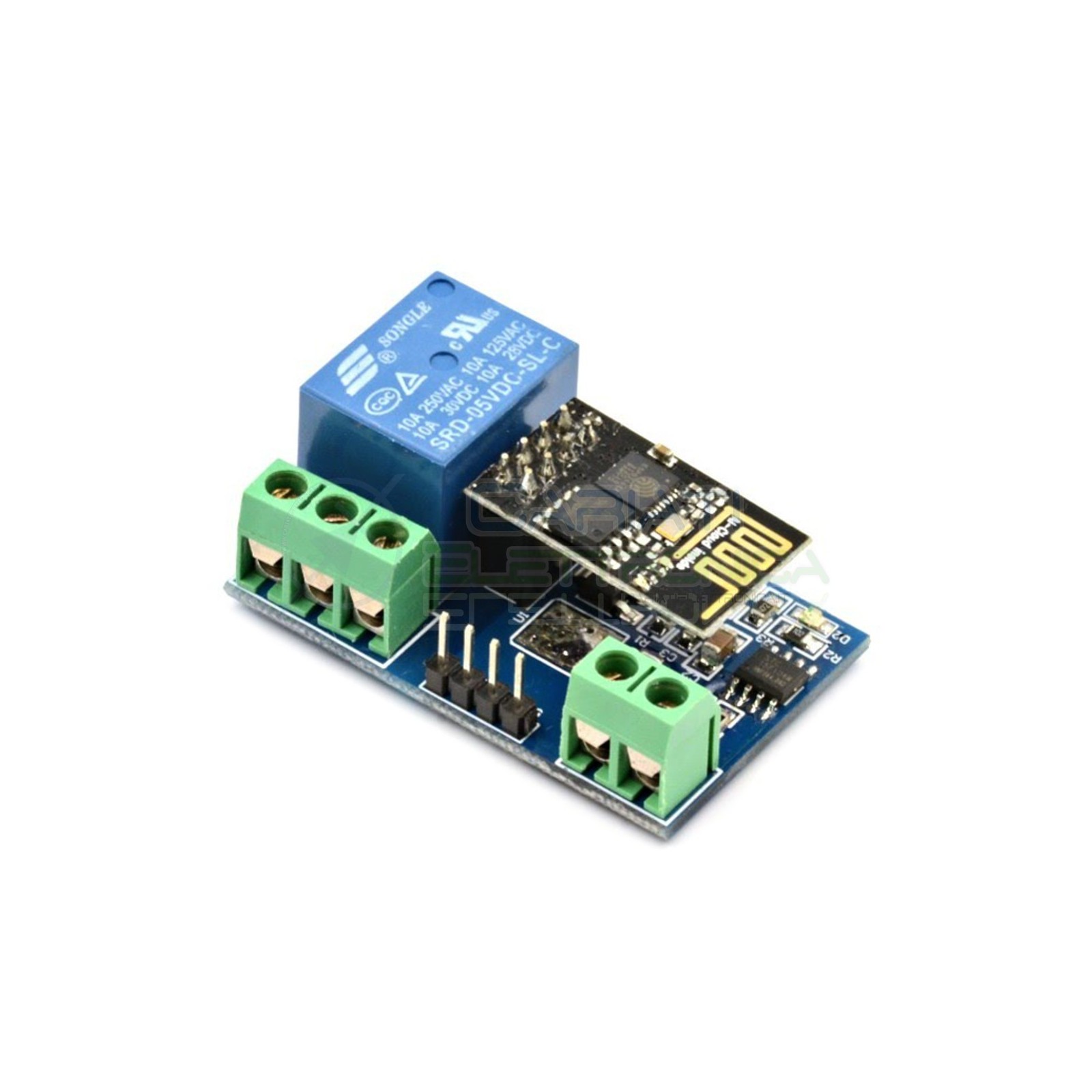 MODULO RELE' WIRELESS ESP8266 5V PER CONTROLLO REMOTO WIFI TRAMITE APP ANDROID Generico