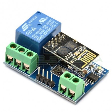 MODULO RELE' WIRELESS ESP8266 5V PER CONTROLLO REMOTO WIFI TRAMITE APP ANDROID Generico