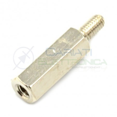 5 PEZZI Distanziale Metallo M/F M3 15mm Distanziali DistanziatoreGenerico