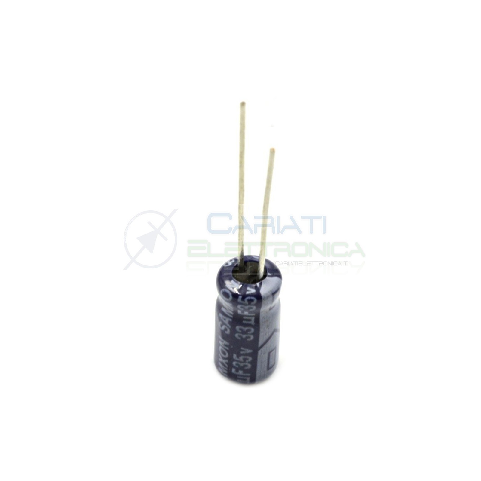 10 PEZZI CONDENSATORE ELETTROLITICO 33uF 33 uF 35V 85°