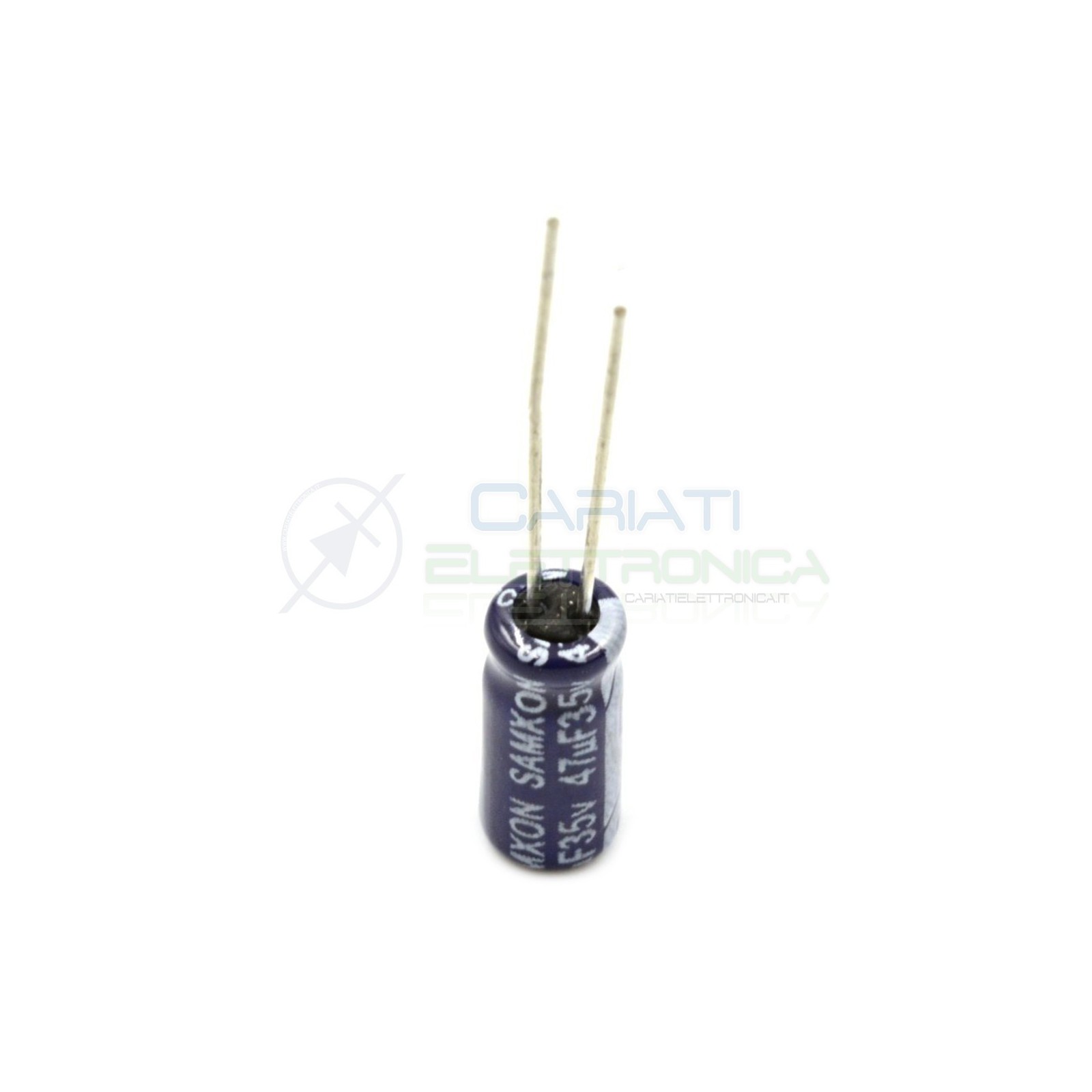 10 PEZZI CONDENSATORE ELETTROLITICO 47uF 47 uF 35V 85° 5x12mm