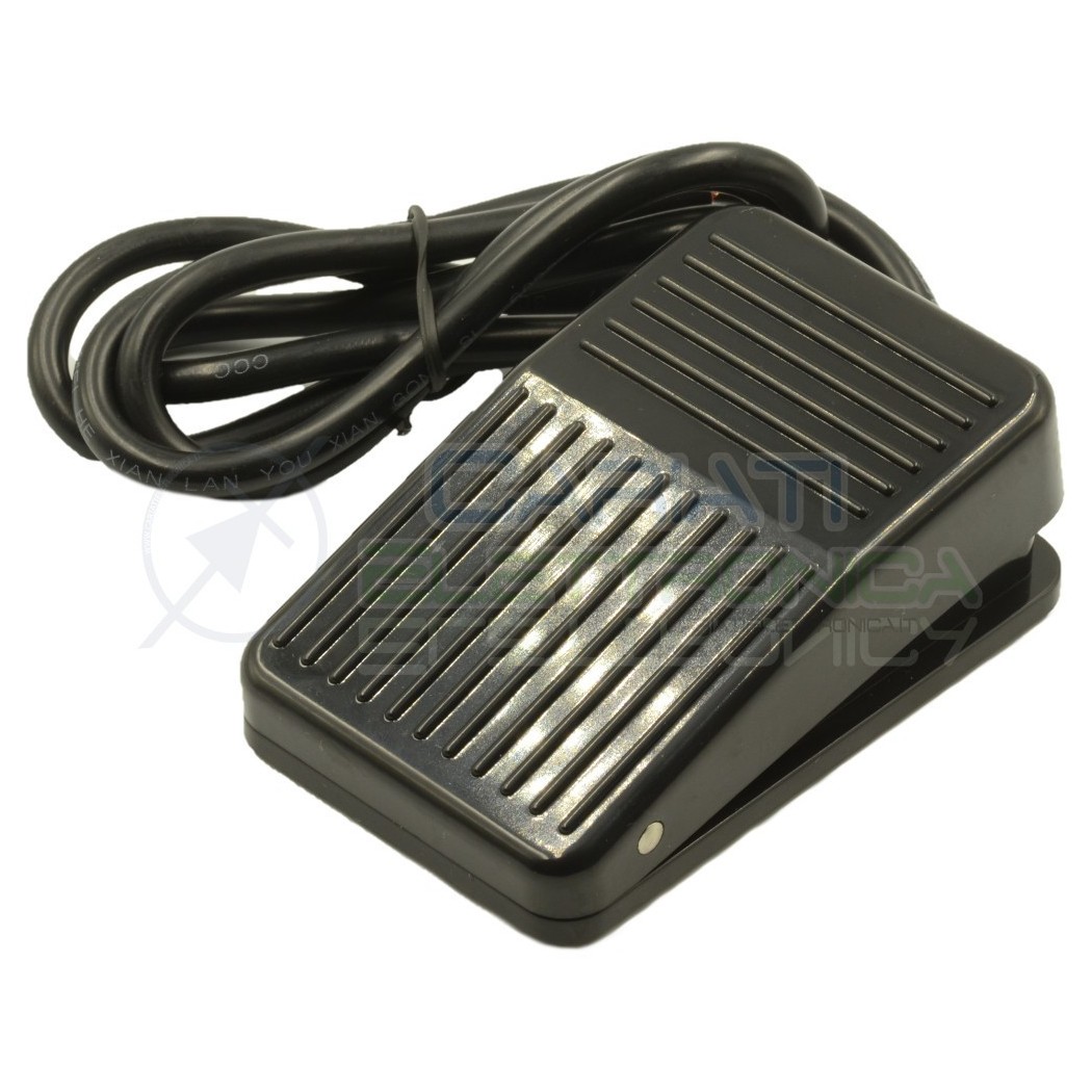 Interruttore SPDT a pedale con cavo da 1m 250V 10A pedeal foot switch