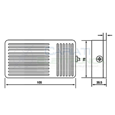 Interruttore SPDT a pedale con cavo da 1m 250V 10A pedeal foot switch