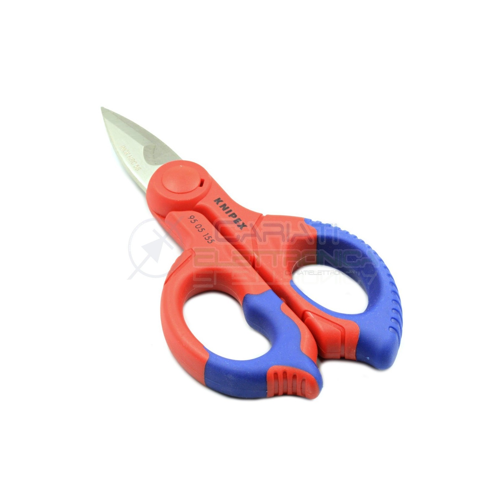KNIPEX FORBICE DA ELETTRICISTA CAVI 95 05 155SB PROFESSIONALE IN ACCIAIO ISOLATAKnipex