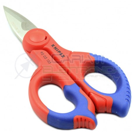 KNIPEX FORBICE DA ELETTRICISTA CAVI 95 05 155SB PROFESSIONALE IN ACCIAIO ISOLATAKnipex