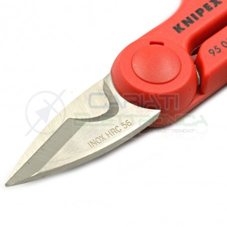 KNIPEX FORBICE DA ELETTRICISTA CAVI 95 05 155SB PROFESSIONALE IN ACCIAIO ISOLATAKnipex