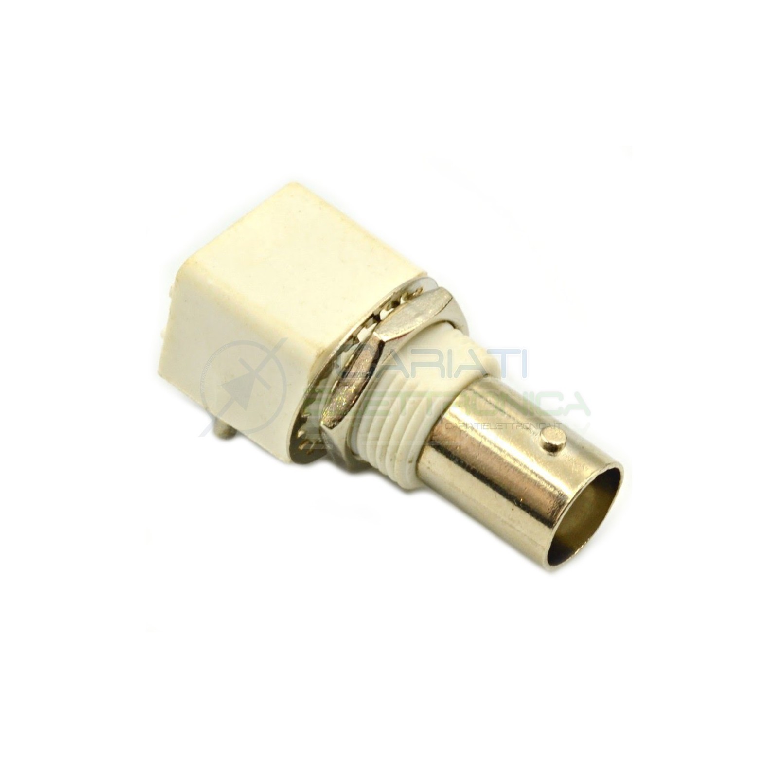 1 PEZZO CONNETTORE PRESA VIDEO BNC DA PANNELLO ISOLATA 90° PER PCB CAVO VIDEOSORVEGLIANZA