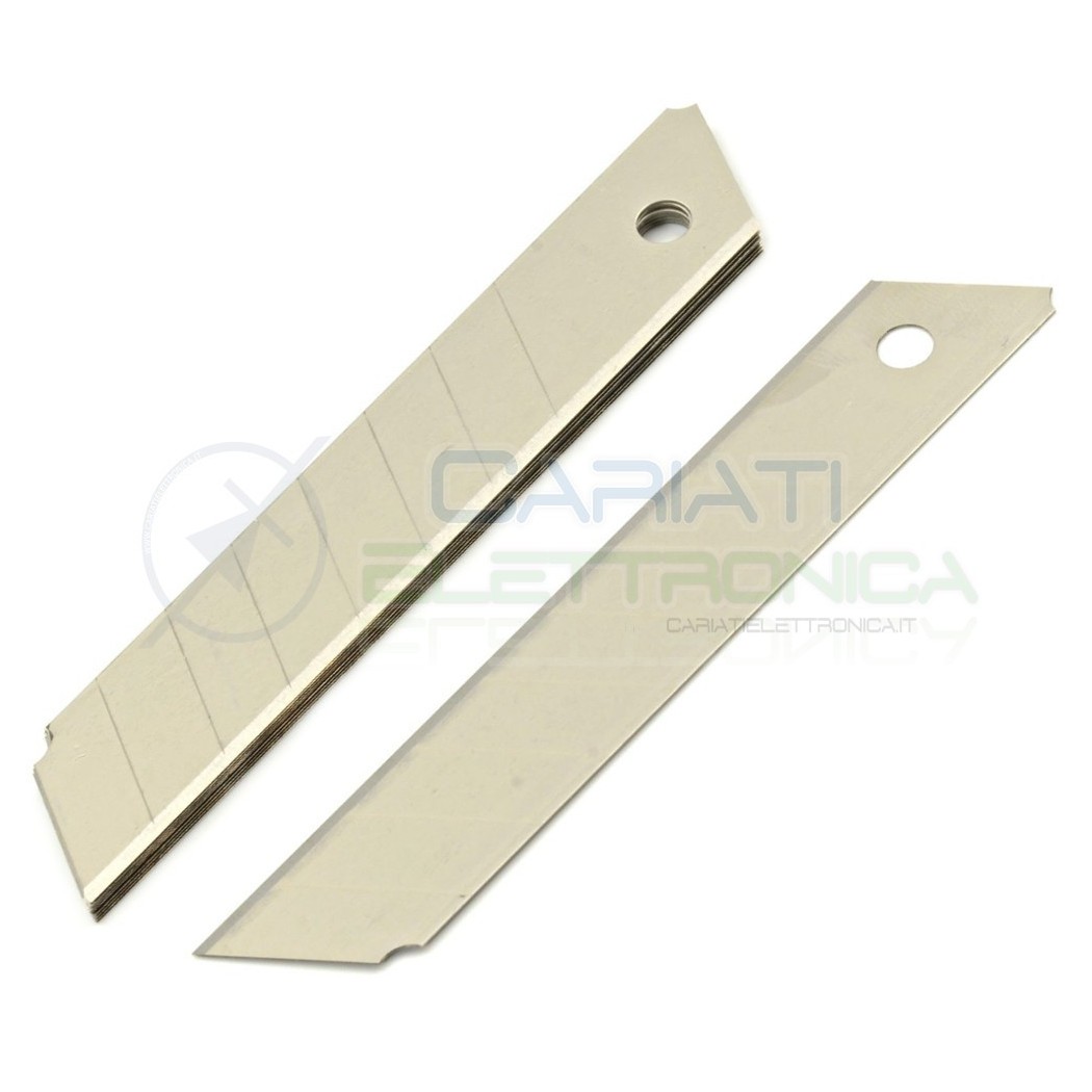10 PEZZI lame di ricambio da 18mm per Cutter Taglierino