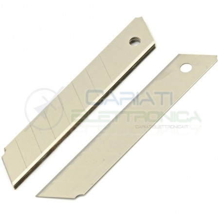 10 PEZZI lame di ricambio da 18mm per Cutter Taglierino