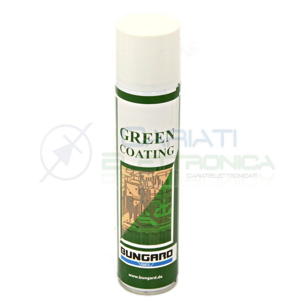 Spray lacca protettiva verde GREEN COATING BUNGARD 300mlBungard elektronik