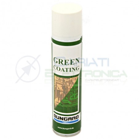 Spray lacca protettiva verde GREEN COATING BUNGARD 300mlBungard elektronik
