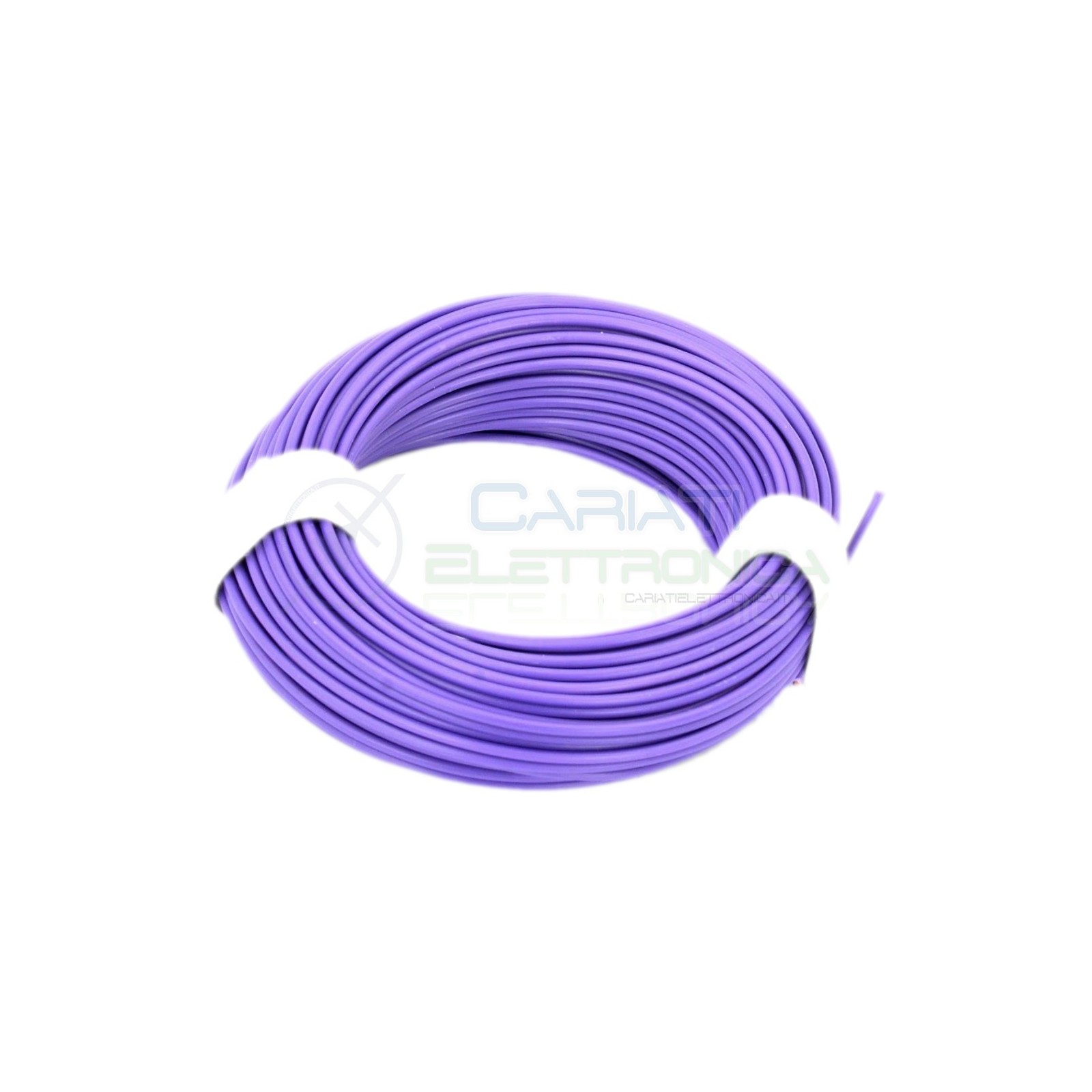 10 metri di Cavo sottile morbido multifilare in rame da 1mm (circa) colore VIOLA