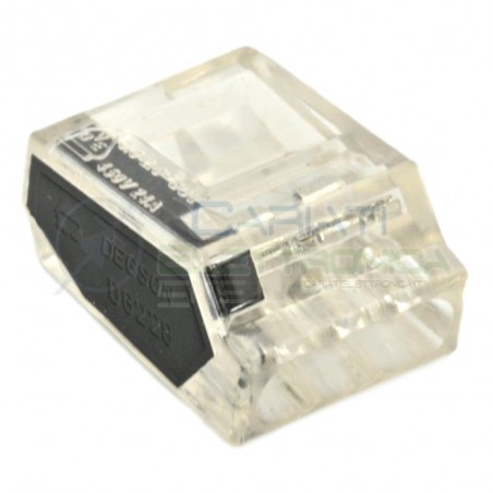 10 PEZZI Morsetto terminale 3 x 0,75-2,5mm2 per Cavi Fili Elettrici