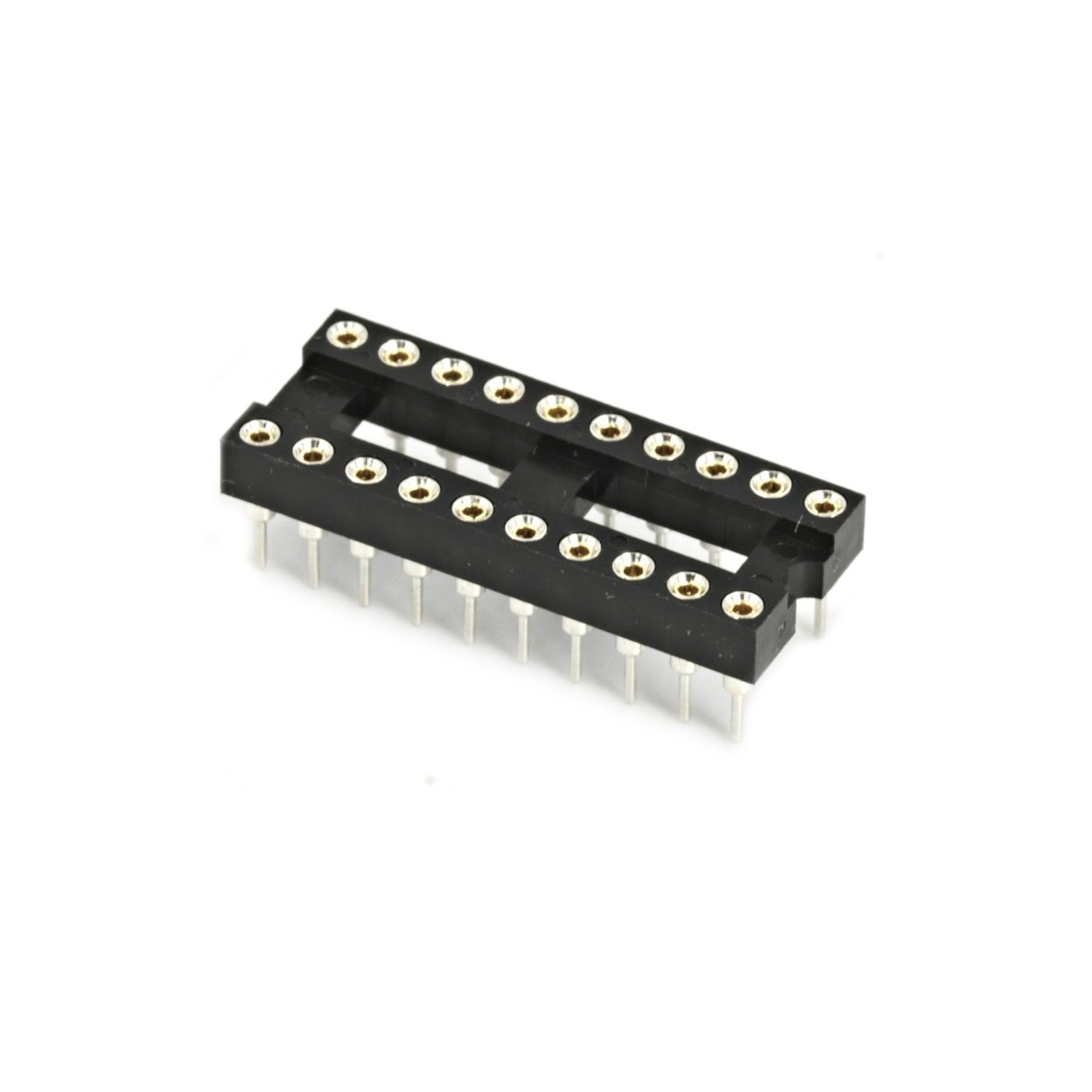 2 Pezzi Zoccolo DIP20 tornito THT 20 pin passo 2,54mm marca ASSMANN Assmann