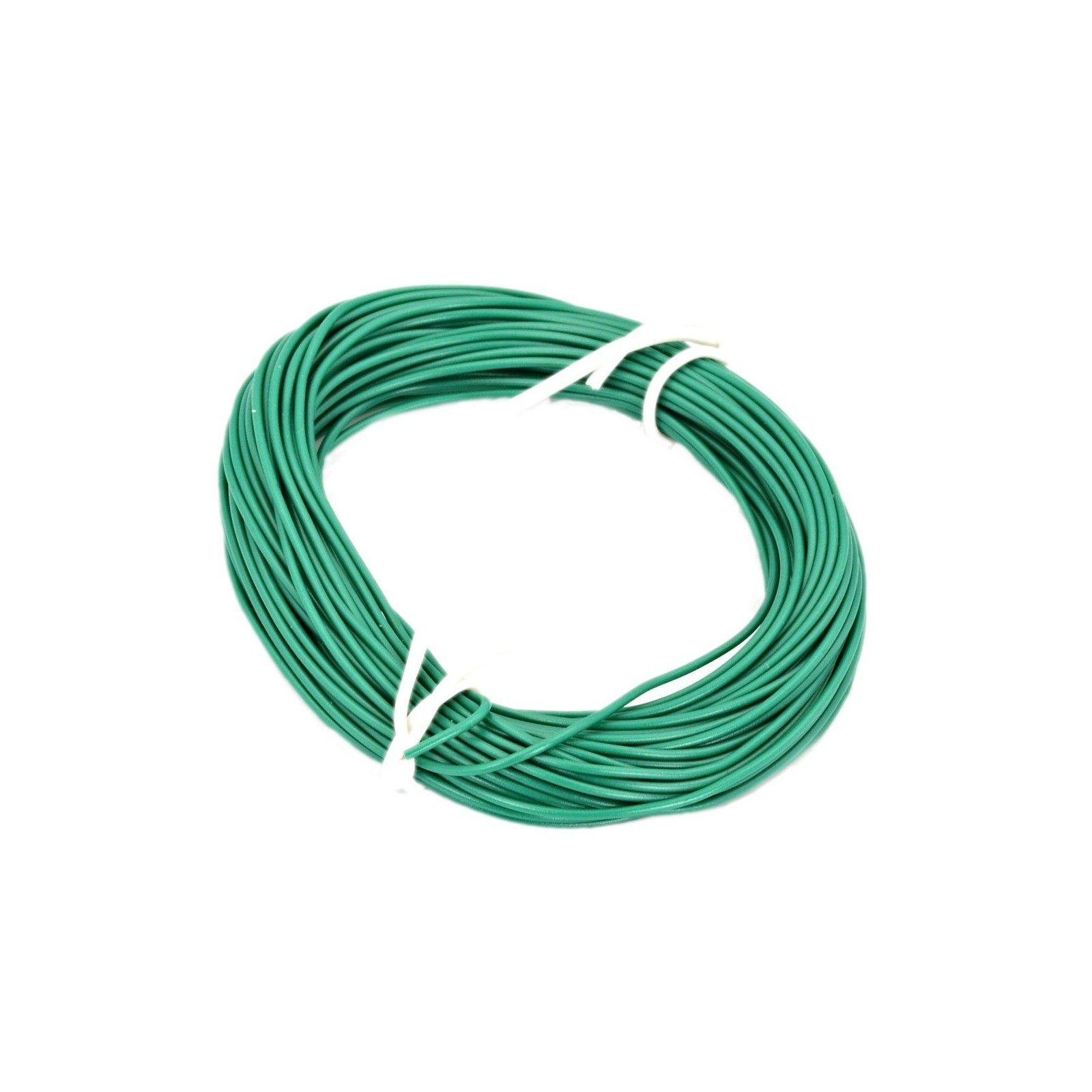 10 metri di Cavo sottile morbido multifilare in rame da 1mm (circa) colore VERDE