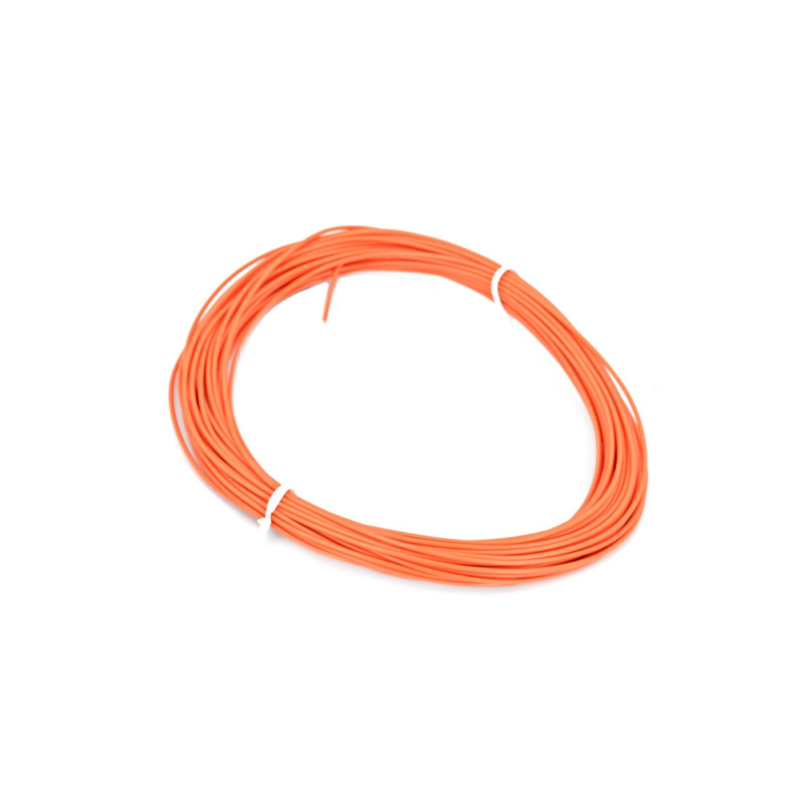 10 metri di Cavo sottile morbido multifilare in rame da 1mm (circa) ARANCIONE
