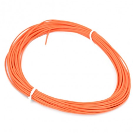 10 metri di Cavo sottile morbido multifilare in rame da 1mm (circa) ARANCIONE