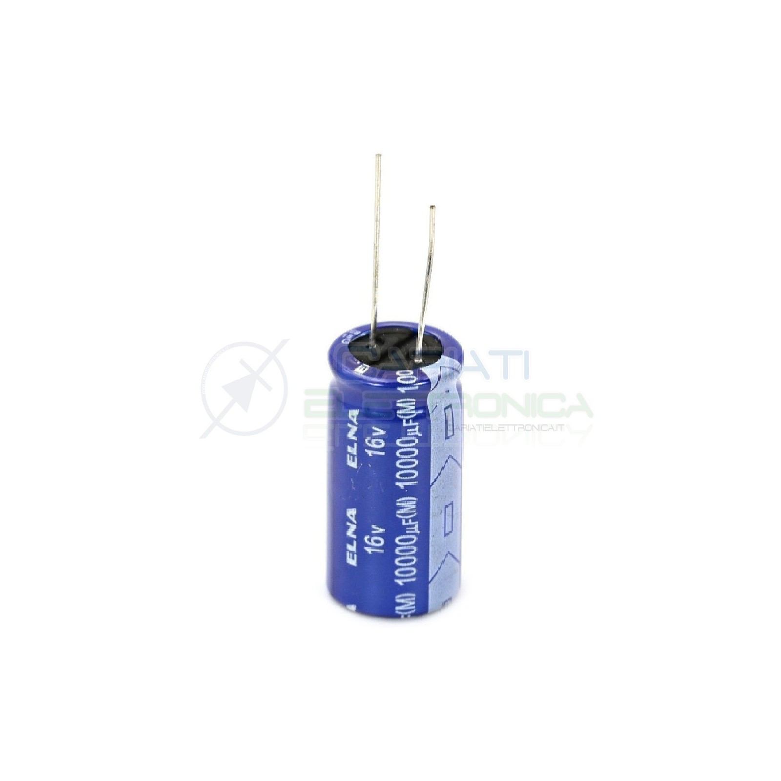 CONDENSATORE ELETTROLITICO ELNA 10000uF 10000 uF 16V 85°C 18x35 mm Passo 7,5mm