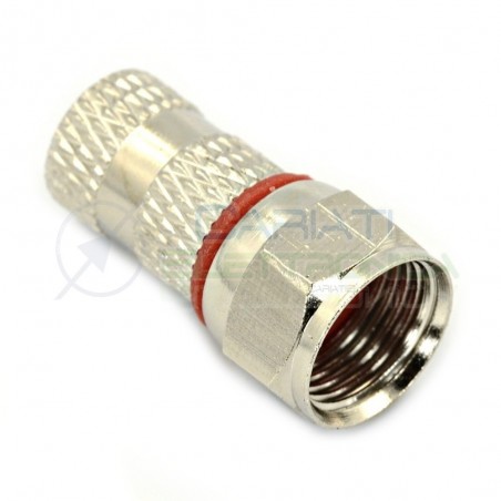 10 pcs Screw Twist F-Connector 5mm Fit Satellite TV Coax Coaxial CableZodiac