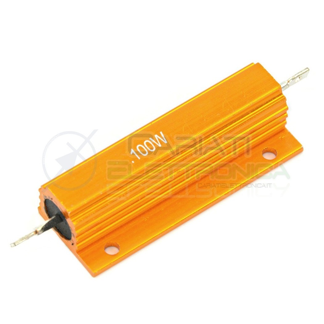 Resistor axial 100W 100Watt 820 ohm 820ohm in aluminium housing
