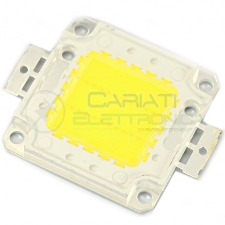 Chip power LED 20W Bianco freddo 6000K alta Luminosità ricambio faro