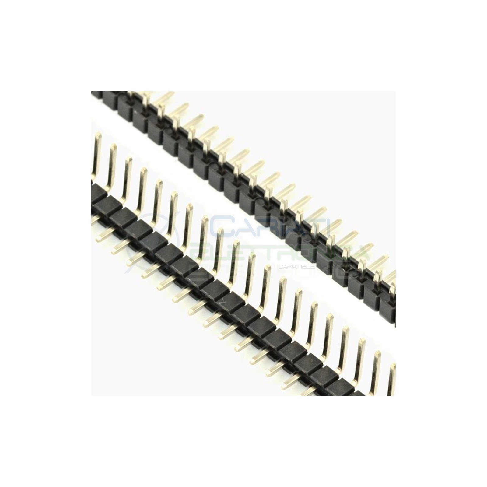 5 PEZZI Connettori strip line 90° 40 poli maschio con pin 6mm striplineGenerico