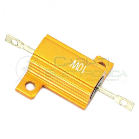 RESISTENZA CORAZZATA 10 WATT 2,2 OHM CORPO IN ALLUMINIO 10 W 10WATT