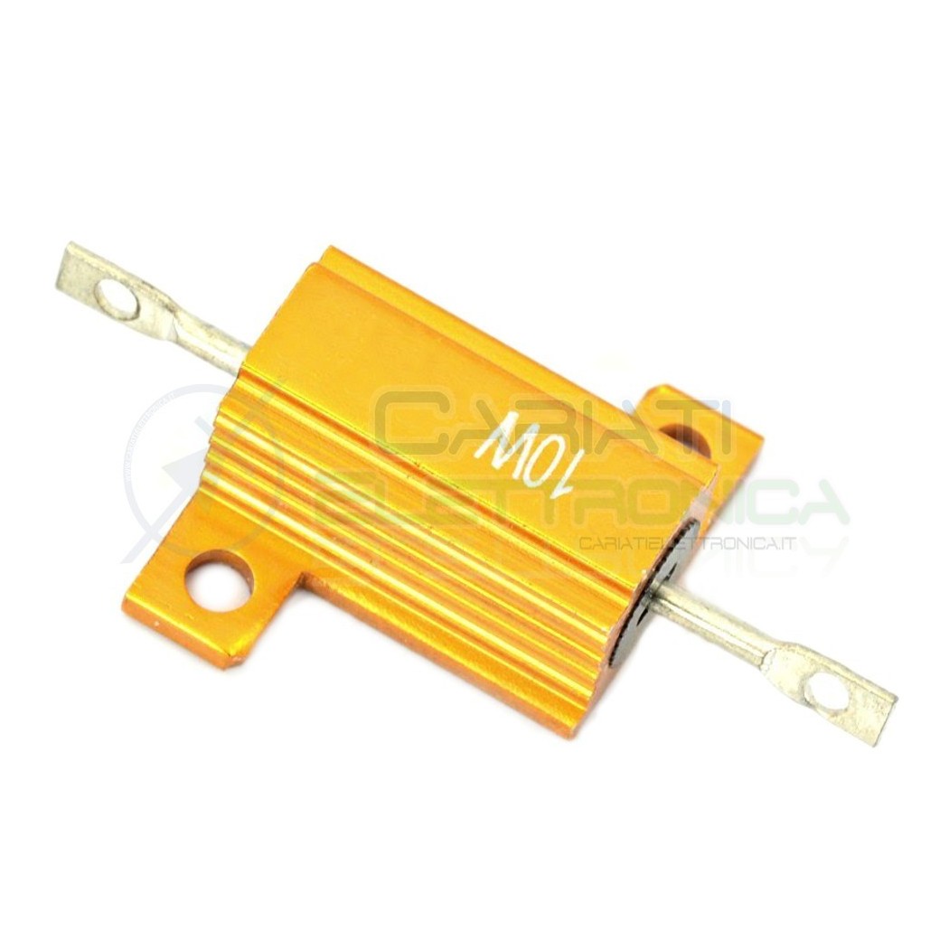 RESISTENZA CORAZZATA 10 WATT 6,8 OHM CORPO IN ALLUMINIO 10 W 10WATTGenerico